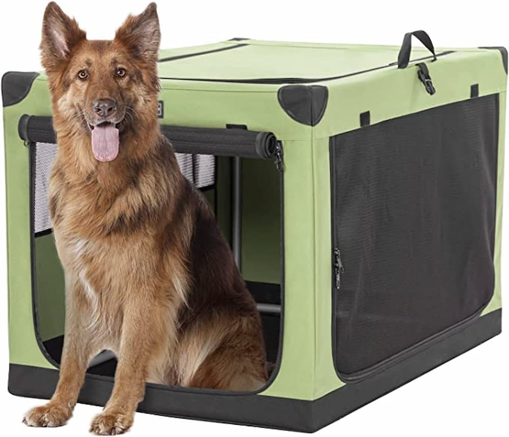 PETSFIT Portable Soft Collapsible Dog Crate Travel Soft Kennel