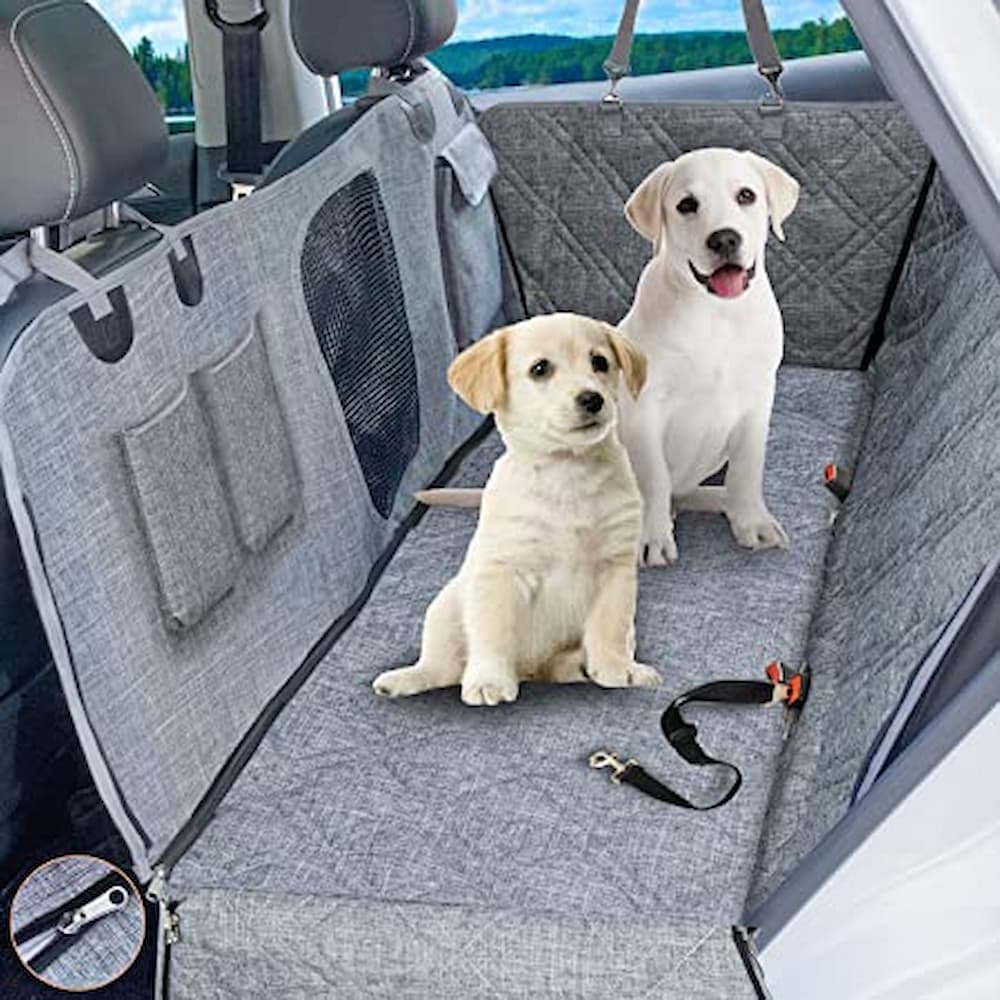 iBuddy Dog Seat Covers for Trucks 100% Waterproof Dog Hammock for Truck  Back Seat Durable X-Large Dog Seat Cover Against Dirt and Dog Fur Machine