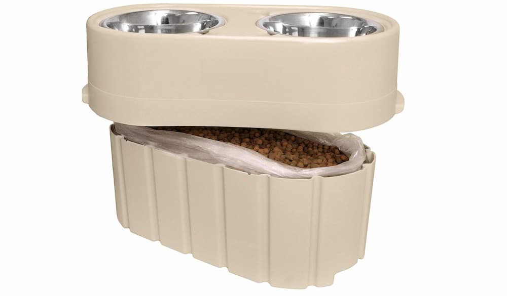 WiseWater Adjustable Elevated Dog Bowls for Large Medium Dogs