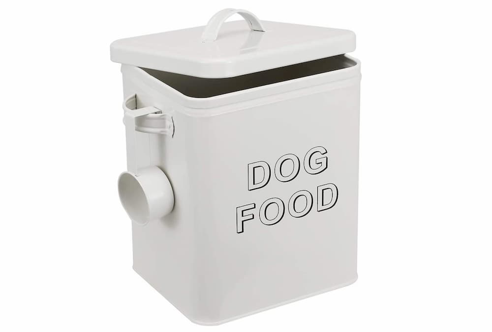 Harry Barker Bon Chien Small Dog Food Storage Canister in Taupe