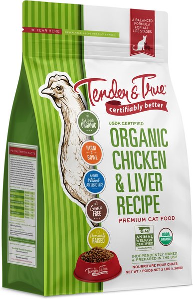 Tender & True Pet Nutrition Organic Chicken & Liver Recipe