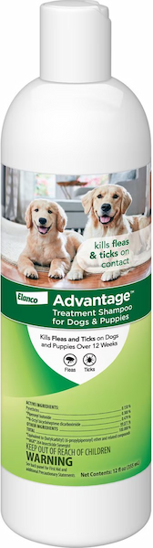 Advantage Flea & Tick Treatment Shampoo for Dogs & Puppies