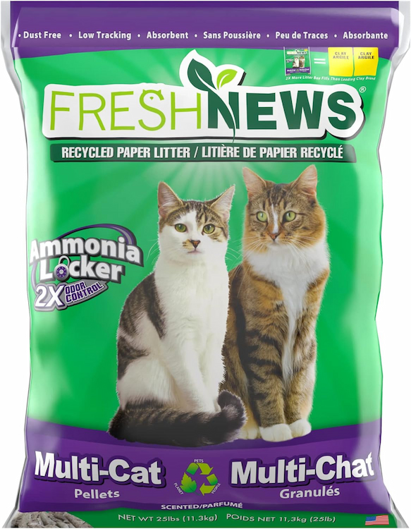 Fresh News Paper Cat Litter