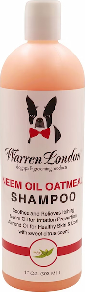 Warren London Neem Oil Flea and Tick Itch Relieving Dog Shampoo