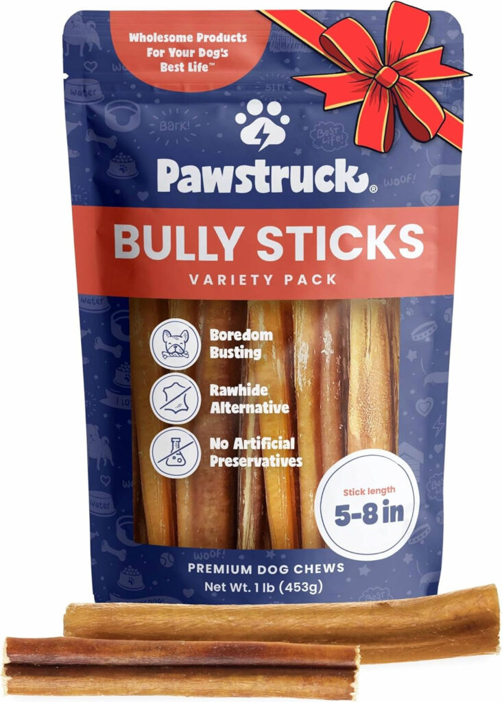 Pawstruck Braided Bully Sticks Dog Treats, 1 Pound-Bag