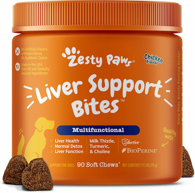 Zesty Paws Liver Support Bites